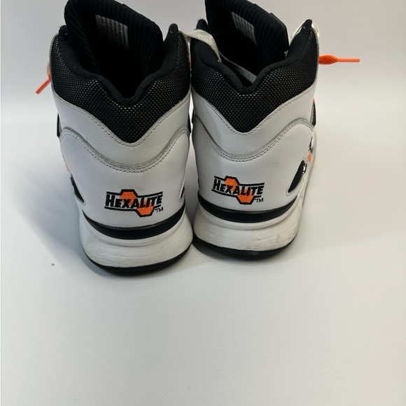 Reebok Pump Omni Zone 2 OG White Orange Black Mens Size 11 - Picture 6 of 7